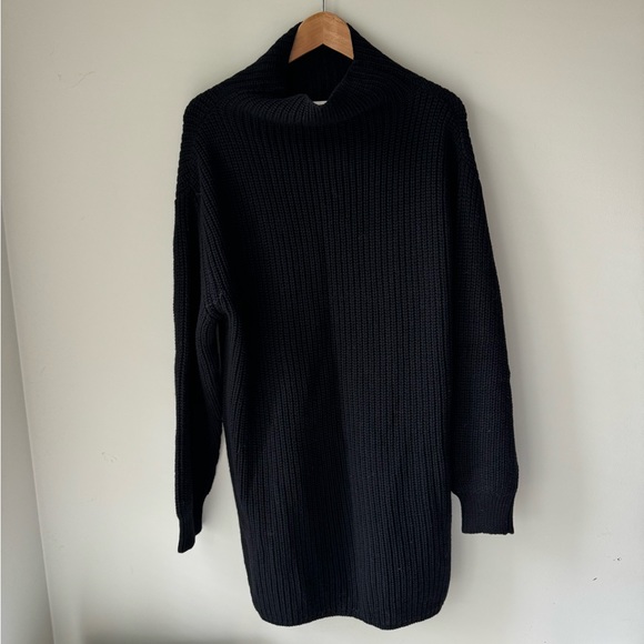 Aritzia Wilfred Montpellier Mini Dress - Size M - Black - Picture 2 of 4